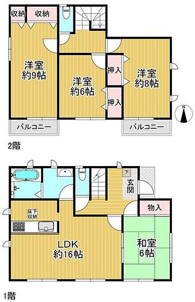 間取りを拡大表示