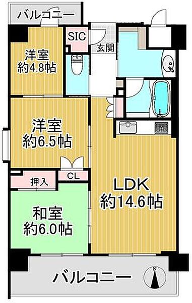 間取りを拡大表示