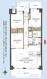 中古マンション サーパス島崎 807号室