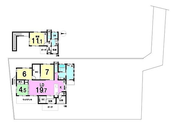間取りを拡大表示