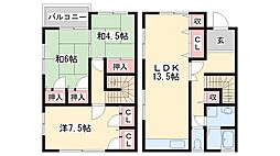 メゾネット松東 3LDKの間取図画像