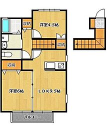 エストレリータ 1LDKの間取図画像