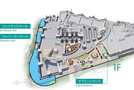 立体敷地図(1階部分)