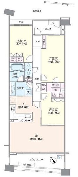間取りを拡大表示