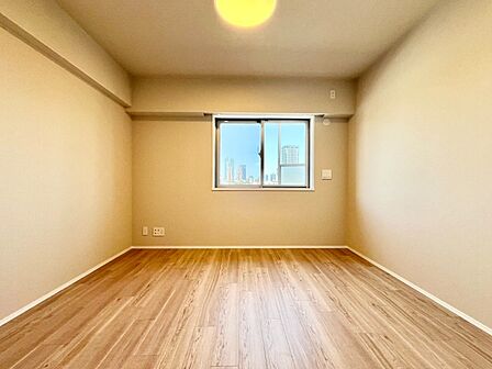 洋室(約6.5帖)大きなクローゼットの付いたお部屋です。
