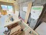 キッチン：システムキッチン施工位置／完成済み物件を見学することも出来ます。（撮影日：2026年10月11日）
