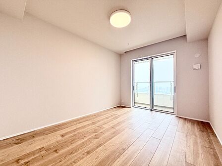 洋室(約8.1帖)ウォークインクローゼットを備えた収納力のあるお部屋です。