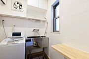 ペットのシャンプーやペットグッズを洗えるシンク。