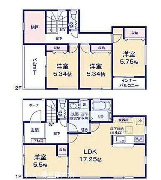 間取りを拡大表示