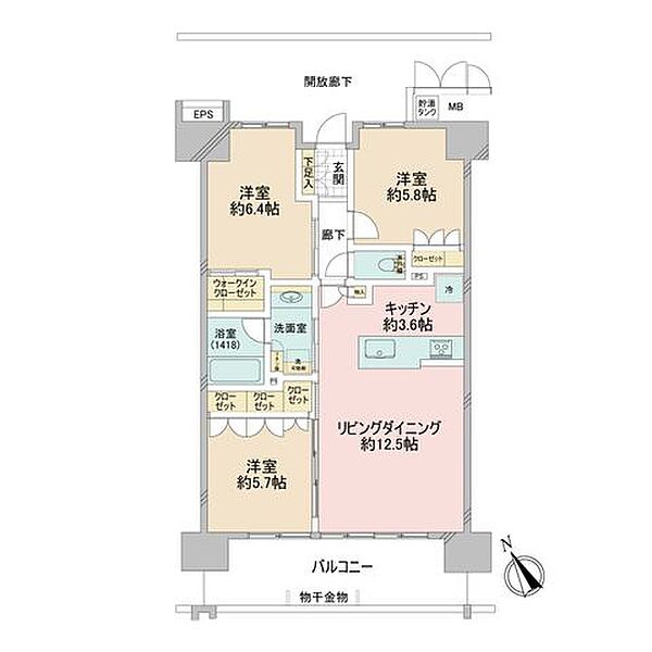 間取りを拡大表示