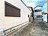 外観：北西となり　との境界　南から北に向かって撮影