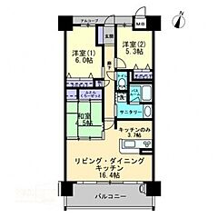 物件の間取り