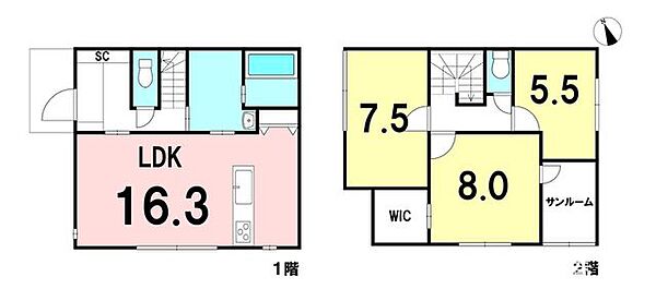 間取りを拡大表示