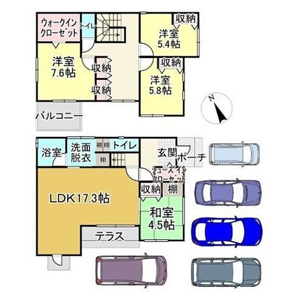 間取りを拡大表示