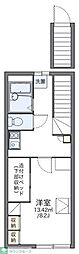 レオパレス金剛沢 1Kの間取図画像