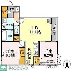物件の間取り