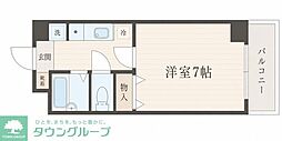 フォレストヒル小松島 1Kの間取図画像