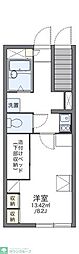 レオパレス飯野坂YK 1Kの間取図画像