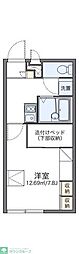 レオパレスメゾン前沖 1Kの間取図画像