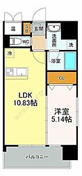 セントフィールド榴ヶ岡アネックス 1LDKの間取図画像