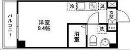 翔・北根 ワンルームの間取図画像