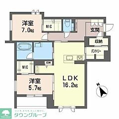 物件の間取り
