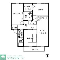 アイズスクエア1 3LDKの間取図画像