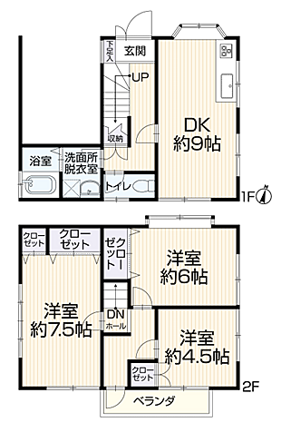 間取りを拡大表示