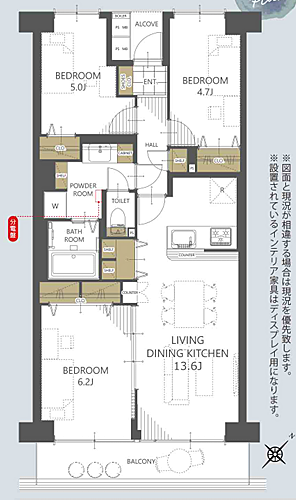 間取りを拡大表示