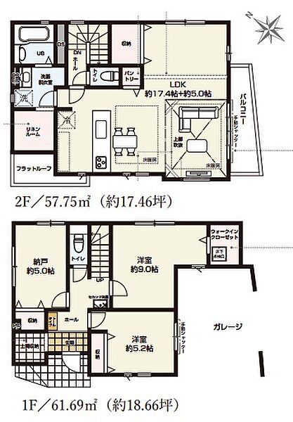 間取りを拡大表示