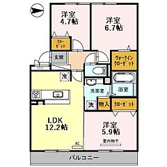 物件の間取り