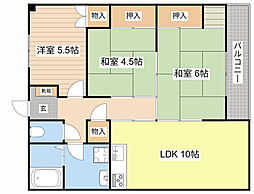 グリーンメゾン223 3LDKの間取図画像