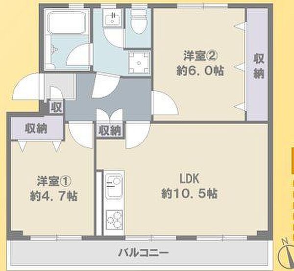 間取りを拡大表示