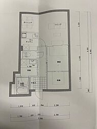 春日第2フォートレス 1LDKの間取図画像