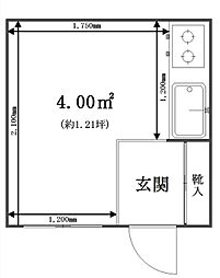 セントラルマンションの間取図画像