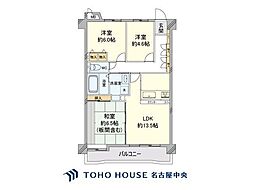 ダイアパレス日進 3LDKの間取図画像