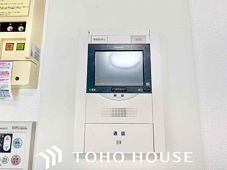 「見える安心」をカタチにしました。誰が来てもわかる様にモニター付きインターホンを設置。