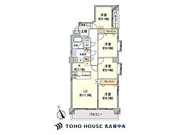 シーアイマンション上前津 4LDKの間取図画像