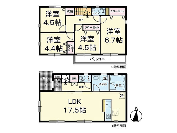 間取りを拡大表示