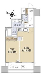 ライオンズ東十条ステーションプラザ 1LDKの間取図画像