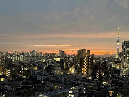 住戸からの眺望(夜景)