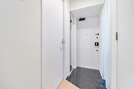 玄関部分　シューズインクローゼット付き（扉を取り払うことでスムーズな動線を確保）