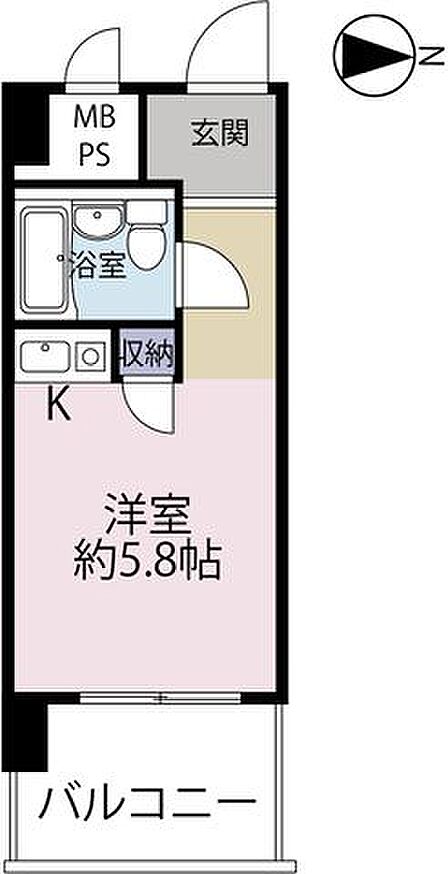 1R 間取り