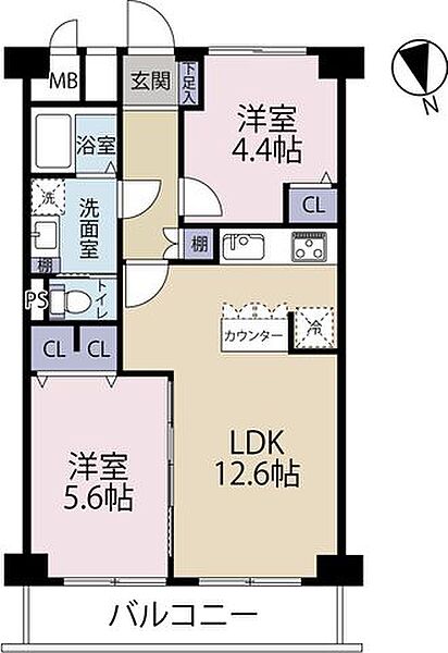 間取りを拡大表示