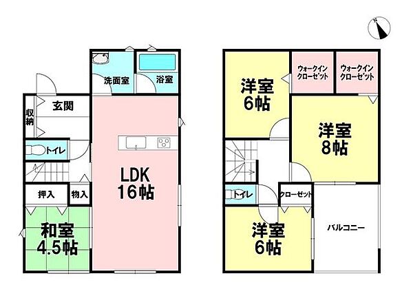 間取りを拡大表示