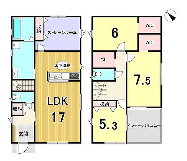 間取りを拡大表示