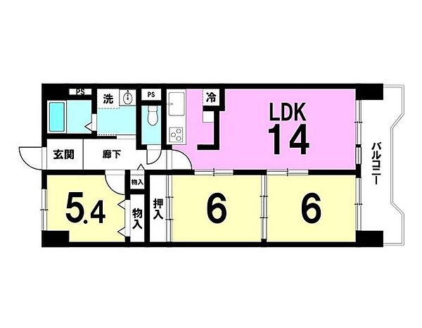 間取りを拡大表示