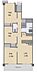 間取り：価格2180万円、3LDK、専有面積62.07m2、バルコニー面積10.03m2