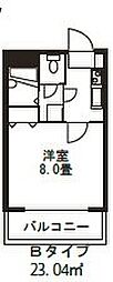 ドミール妙典 1Kの間取図画像
