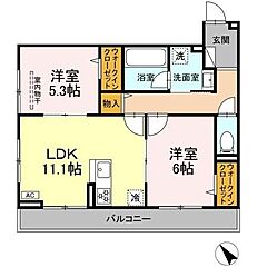 物件の間取り